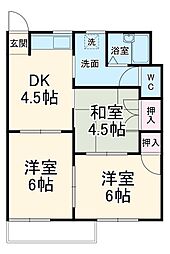 間取図画像 3DK