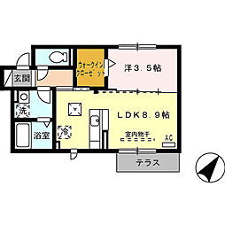 左京山駅 6.7万円