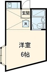 メゾン富士江古田 ワンルームの間取図画像