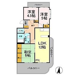 間取図画像 3LDK