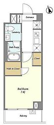 ARKMARKMAGOME 1Kの間取図画像
