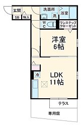 間取図画像 1LDK