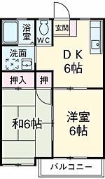 間取図画像 2DK