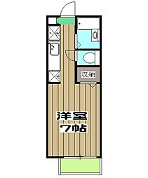 ハイツプレステージ 1階1Kの間取り