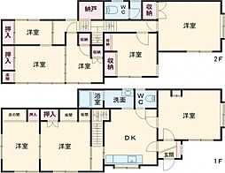 緑町戸建 1階8SDKの間取り