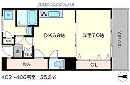 間取図画像 1DK