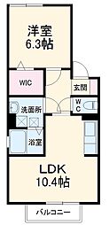 間取図画像 1LDK