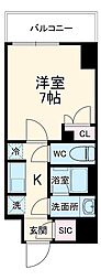 シエルブラン千葉駅前 1Kの間取図画像