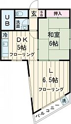 エステート・ドエル 4階1LDKの間取り