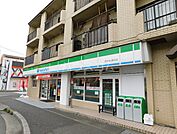【コンビニエンスストア】ファミリーマート原木中山駅北店まで513ｍ