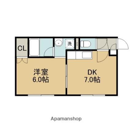 ブランシュール恵み野II 103｜北海道恵庭市恵み野北３丁目(賃貸アパート1DK・1階・29.81㎡)の写真 その2