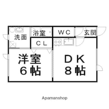 コーポあにえす  ｜ 北海道北見市美芳町５丁目（賃貸アパート1DK・2階・33.12㎡） その2