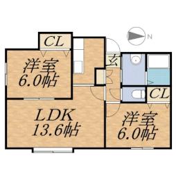 西線14条駅 5.9万円