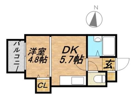 アルファシティ山鼻 203｜北海道札幌市中央区南二十条西７丁目(賃貸マンション1DK・2階・22.68㎡)の写真 その2