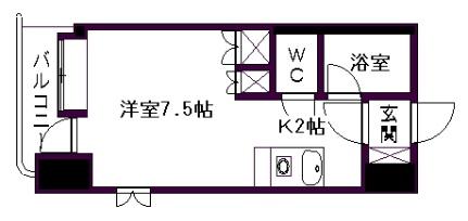 アン・セリジェ弐番館 918｜北海道札幌市中央区南八条西６丁目(賃貸マンション1K・9階・18.45㎡)の写真 その2