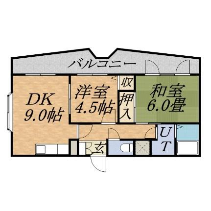 ノール表参道 303｜北海道札幌市中央区北一条西２０丁目(賃貸マンション2DK・3階・47.02㎡)の写真 その2