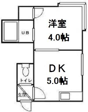 ビブレ南平岸I 102 ｜ 北海道札幌市豊平区平岸四条１２丁目（賃貸アパート1DK・2階・31.46㎡） その2