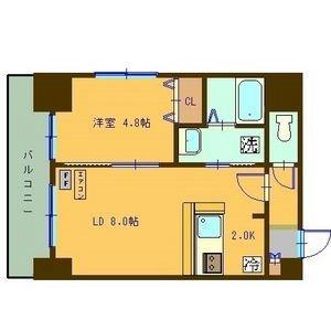 サンコート表参道 402｜北海道札幌市中央区北一条西２１丁目(賃貸マンション1LDK・4階・35.64㎡)の写真 その2