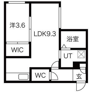 Ｂｏｎｎｅ　Ｊｏｕｒｎｅｅ 402｜北海道札幌市中央区南十二条西１０丁目(賃貸マンション1LDK・4階・33.20㎡)の写真 その2