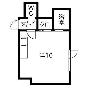 ハイ・リッヂ 1｜北海道札幌市中央区南四条西１５丁目(賃貸アパート1R・1階・21.97㎡)の写真 その2