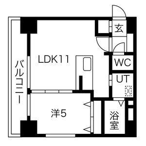 ブロス・ラ・リベルタ 606｜北海道札幌市中央区北二条東２丁目(賃貸マンション1LDK・6階・36.00㎡)の写真 その2