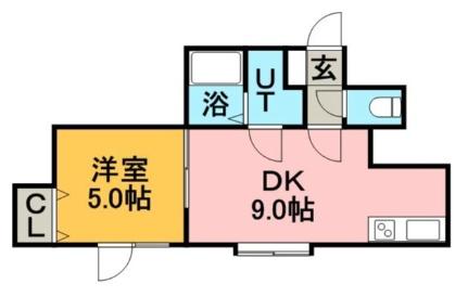 メゾンドアンII 203｜北海道札幌市厚別区厚別西四条２丁目(賃貸アパート1LDK・2階・30.73㎡)の写真 その2