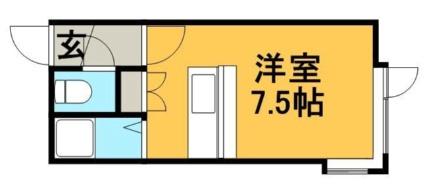 マリオンコートひばりが丘 105｜北海道札幌市厚別区厚別南１丁目(賃貸アパート1R・1階・21.06㎡)の写真 その2