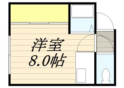 レインボーハイムＡ 301-2｜北海道札幌市白石区本郷通７丁目北(賃貸マンション1R・3階・23.00㎡)の写真 その2