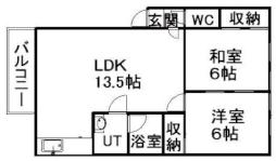 白石駅 6.4万円