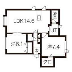 菊水駅 6.4万円