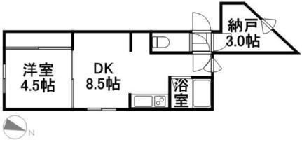 アイアール南郷VII 401｜北海道札幌市白石区南郷通７丁目南(賃貸マンション1DK・4階・35.51㎡)の写真 その2