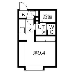 ＮｓＫ　ＢＬＤ．（エヌエスケイビル） 502｜北海道札幌市厚別区厚別南２丁目(賃貸マンション1K・4階・24.30㎡)の写真 その2