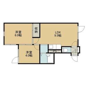 プラティーク東札幌 102｜北海道札幌市白石区東札幌二条５丁目(賃貸アパート2LDK・1階・42.18㎡)の写真 その2