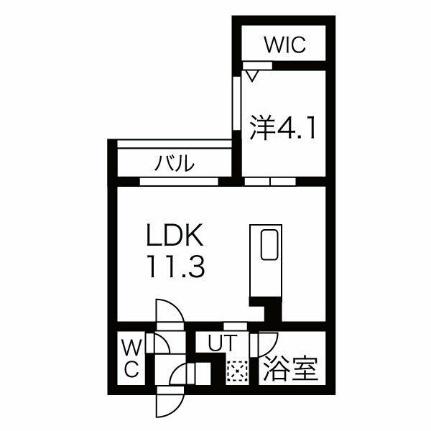 ＡＬＰＨＡ新札幌 302｜北海道札幌市厚別区厚別中央一条７丁目(賃貸マンション1LDK・3階・35.88㎡)の写真 その2