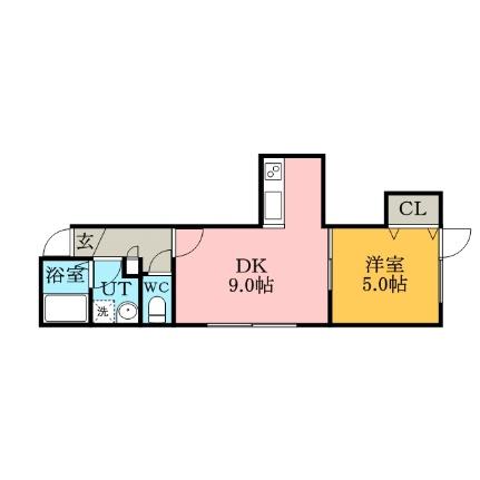 ルミエール 106｜北海道札幌市白石区北郷二条１丁目(賃貸アパート1LDK・1階・31.59㎡)の写真 その2