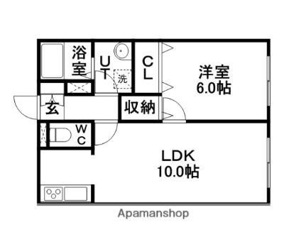 パールハイム直 202｜北海道札幌市白石区菊水一条４丁目(賃貸マンション1LDK・2階・43.50㎡)の写真 その2