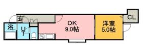 フロルドゥコルザ 101 ｜ 北海道札幌市厚別区厚別西二条４丁目（賃貸アパート1LDK・1階・34.85㎡） その2