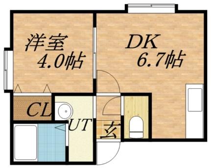 サニーポエム 101｜北海道札幌市厚別区厚別中央五条５丁目(賃貸アパート1DK・2階・24.95㎡)の写真 その2