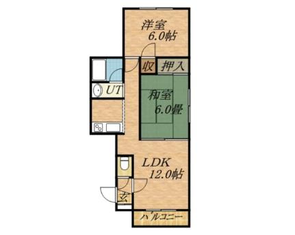 司マンション 402｜北海道札幌市白石区本通１１丁目南(賃貸マンション2LDK・4階・50.96㎡)の写真 その2