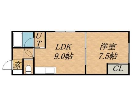 ピースフラット 202｜北海道札幌市東区北二十七条東２２丁目(賃貸アパート1LDK・2階・28.00㎡)の写真 その2