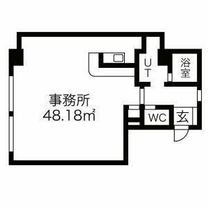 アメニティ美香保 201｜北海道札幌市東区北二十三条東６丁目(賃貸マンション1R・2階・48.18㎡)の写真 その2