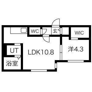 Ｐａｔｉｏ北19（北19東19ＭＳ） 203｜北海道札幌市東区北十九条東１９丁目(賃貸マンション1LDK・2階・36.08㎡)の写真 その2