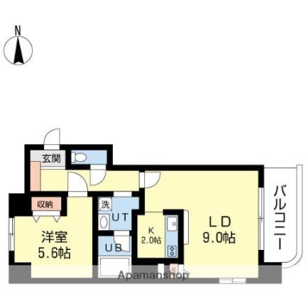 カーサ・アモール 901｜北海道札幌市北区北二十七条西４丁目(賃貸マンション1LDK・9階・44.20㎡)の写真 その2