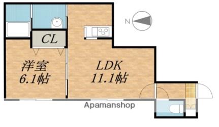 ｎｉｄ・ｓｕｄ（ニスード） 203｜北海道札幌市北区北二十一条西５丁目(賃貸マンション1LDK・2階・39.35㎡)の写真 その2