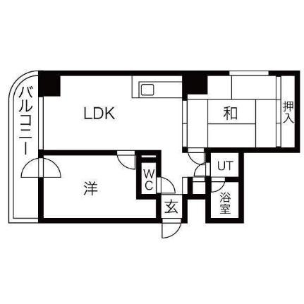 ノースイン高松 805｜北海道札幌市北区北二十五条西５丁目(賃貸マンション2LDK・8階・51.45㎡)の写真 その2