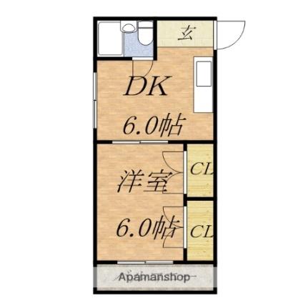 コーポ幌北 307｜北海道札幌市北区北十七条西３丁目(賃貸マンション1DK・3階・25.20㎡)の写真 その2