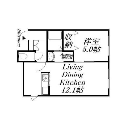 ステラカーサ 207｜北海道札幌市東区北十八条東１７丁目(賃貸マンション1LDK・2階・38.30㎡)の写真 その2