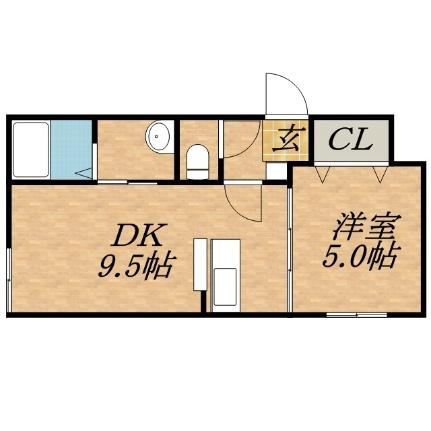 ポラリス環状通東 202｜北海道札幌市東区北十六条東１７丁目(賃貸マンション1LDK・2階・35.00㎡)の写真 その2