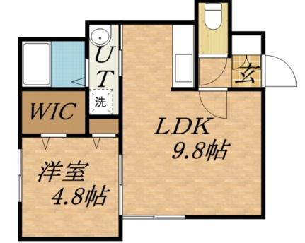 ラフレーズ元町 103｜北海道札幌市東区北二十三条東１３丁目(賃貸マンション1LDK・1階・35.10㎡)の写真 その2