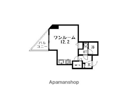 北海道札幌市豊平区豊平八条１０丁目(賃貸マンション1R・10階・23.09㎡)の写真 その2